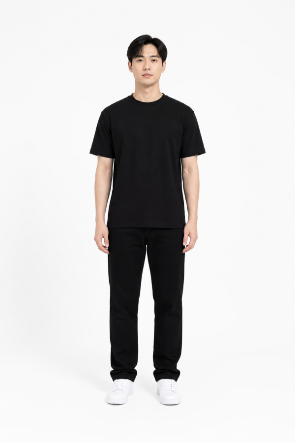 FULL BODY DEPAN Geav Origin Regular Tee Black