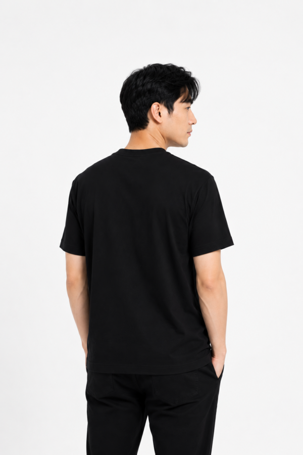 Setengah badan belakang Geav Origin Regular Tee Black