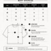 oversize size chart Geav Origin Oversize Tee Black