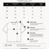 reguler size chart Geav Origin Regular Tee White